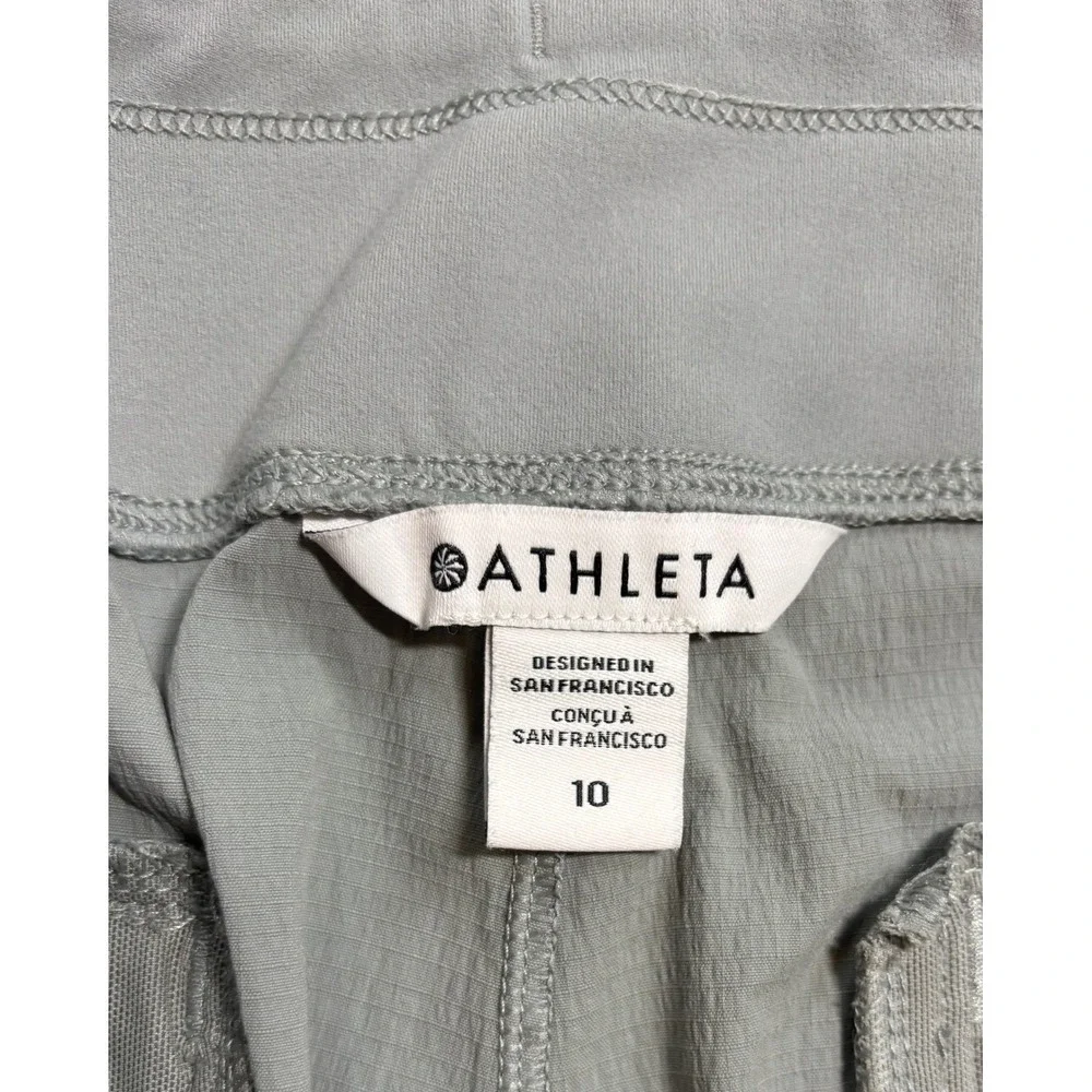 Athleta Trekkie North Jogger Women Gray Excellent Lightweight Hiking Pants 10